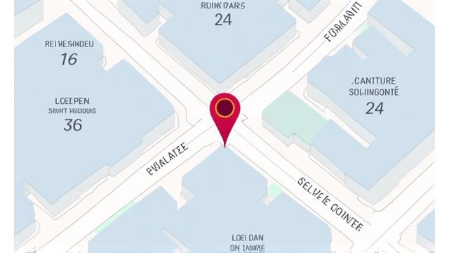 Carte de l'emplacement de Séléné Santé à Paris